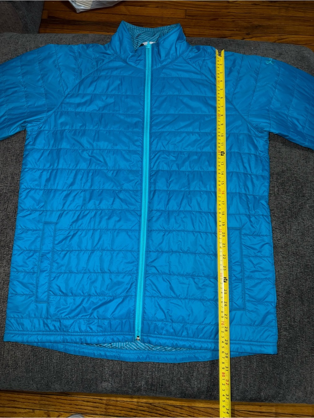 Under Armour ColdGear Infrared Quilted Full Zip Jacket Blue Women’s 2XL - Picture 5 of 13
